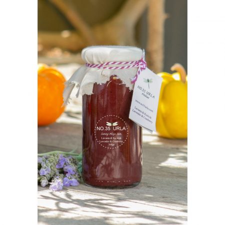 No 35 Urla Lavanta Kizilcik Marmelati Ev yapimi Dogal 300 G ( No 35 Urla Lavender Cranberry Marmalade Homemade Natural)