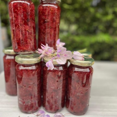 No 35 Urla Mor Salkim Receli Ev yapimi Dogal 330 G ( No 35 Urla Wisteria Jam Homemade Natural)