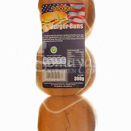 QUICKBURY BURGER BUNS 300G
