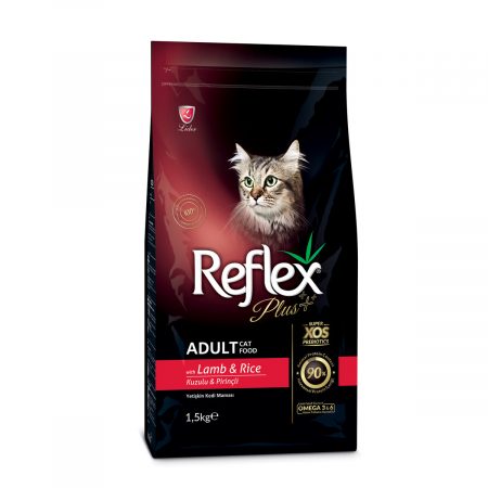 Reflex Plus Adult Cat Food With Lamb & Rice 1.5 kg