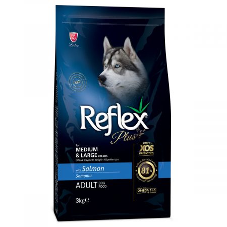 Reflex Plus for Medium & Large Breeds With Salmon 3 kg