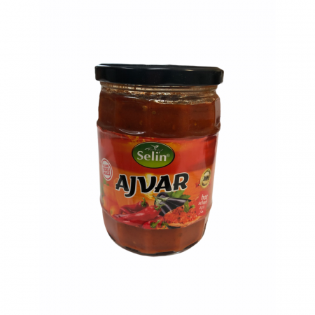 Selin Ajvar Hot Sauce (Ajvar Aci Sos) 540g
