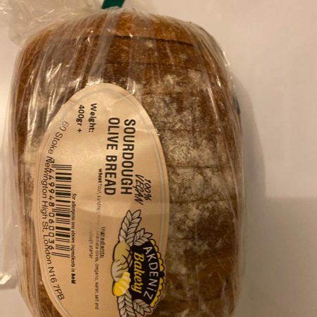 SOURDOUGH OLIVE BREAD 400G