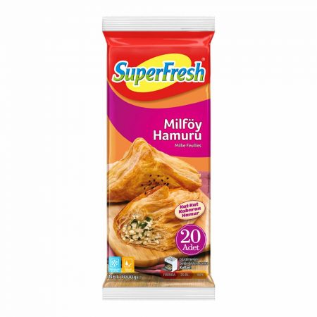 Superfresh Milfoy Puff Pastry 20 Pcs 1kg