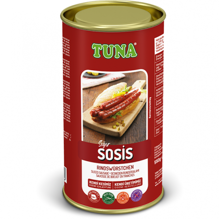 Tuna Canned Mini Beef Sausage (Sigir Teneke Boncuk Sosis) 200 gr