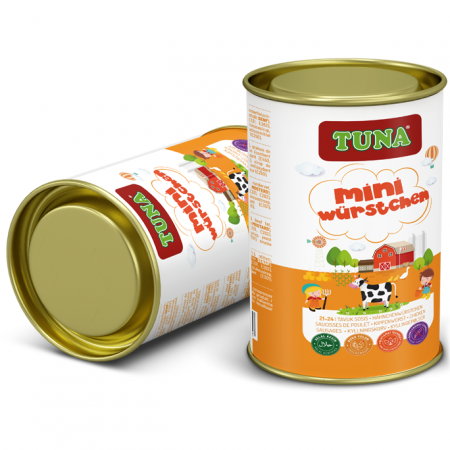 Tuna Canned Mini Chicken Sausage (Mini Teneke Tavuk Sosis) 200 gr