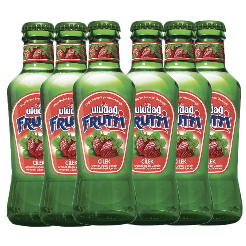 Uludağ Frutti Çilekli Maden Suyu 6'lı - Image 2