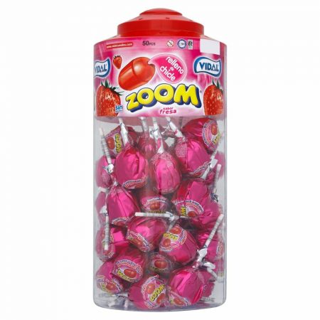 Vidal Zoom Strawberry Lollipops 2 pcs