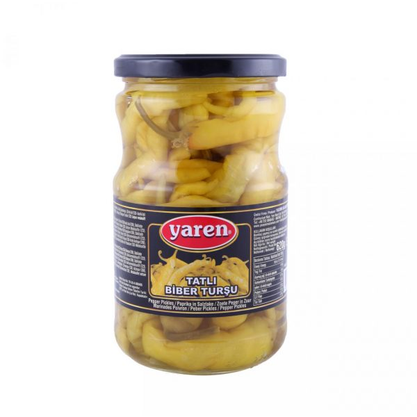 Yaren Pepper Pickles (Tatli Biber) 720 Gr_630766fc609a8.png Yaren Pepper Pickles (Tatli Biber) 720 Gr - Image 1