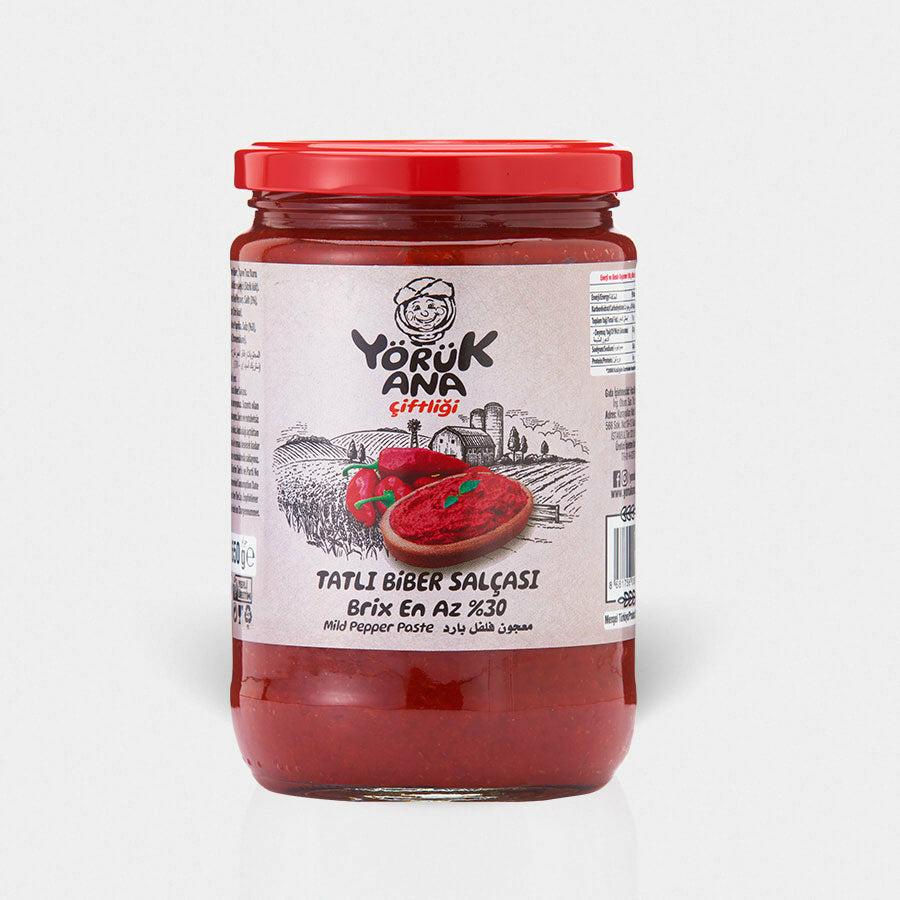 Yörük Ana Tatlı Biber Salçası (Mild Pepper Paste) 650 Gr_63075c567c09c.jpeg Yörük Ana Tatlı Biber Salçası (Mild Pepper Paste) 650 Gr - Image 1